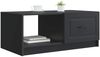 vidaXL Couchtisch Schwarz 90 x 50 x 37 cm Holzwerkstoff 895876 Bild 2