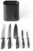 Brabantia Tasty+ Messer-Block/Besteck-Set Edelstahl Edelstahl Schwarz 6 Stück(e) Bild 1