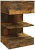 vidaXL Nachttisch Räuchereiche 40x35x65 cm Holzwerkstoff 816041 Bild 2