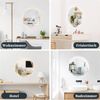 ZMH Runder Badezimmerspiegel mit Beleuchtung – LED-Wandspiegel 50 cm IP44, runder Badezimmerspiegel mit Touch-Funktion, mit dimmbarem Licht – Schalter und Antibeschlagfunktion Bild 3