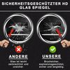 ZMH Runder Badezimmerspiegel mit Beleuchtung – LED-Wandspiegel 50 cm IP44, runder Badezimmerspiegel mit Touch-Funktion, mit dimmbarem Licht – Schalter und Antibeschlagfunktion Bild 5