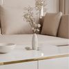 ALLHOUSE24 Couchtisch PEONY weiß Hochglanz Goldchrom Beine mit Stauraum Sofatisch BERLIN (1 Couchtisch), Breite 90 cm Bild 3