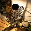 2er Set LED Solarleuchte, Lebensblume, rostfarben, H 31 cm Bild 5