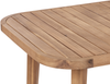 Gartentisch Holz Heller Holzfarbton PARAGGI Bild 5