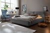 KAWOLA Bett HENRY Polsterbett Cord grau 180x200cm Bild 2