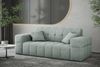 Sofaset Designersofa NANCY 3-2-1 in Stoff Perfekt Harmony Eisblau Bild 4