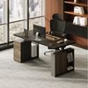 FLEXISPOT Schreibtisch Elektrischer Höhenverstellbarer Schreibtisch mit Bein-Schrank Set (2 Motoren,höhenverstellbar 70–119 cm,4 Speicherhöhen, 25 mm Tischplatte, mit Stauraum & Kabelmanagement), leise Bild 1