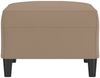 vidaXL Fußhocker Cappuccino-Braun 70x55x41 cm Kunstleder 349316 Bild 4