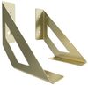 sossai® Wandregalhalter 2er Set Design Regalträger Truss in Gold, 2-tlg. Bild 4