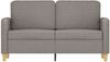 vidaXL 2-Sitzer-Sofa Taupe 120 cm Stoff 359477 Bild 3