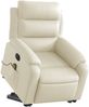 vidaXL Massagesessel mit Aufstehhilfe Elektrisch Creme Kunstleder 3205064 Bild 3