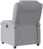 vidaXL Relaxsessel Elektrisch Hellgrau Stoff 3204140 Bild 5