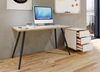 VCM Schreibtisch Salia 920930 Weiß / Honig-Eiche H. 70 x B. 138 x T. 80 cm Bild 4
