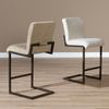 Bronx71 Barhocker Lio Stoff off white/braun 70 cm Bild 3