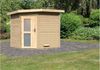 Karibu Sauna Mikka naturbelassen ohne Ofen Moderne Tür Bild 2