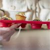 coox Muffinform MINI MUFFINFORM 24er, Antihaft-Eigenschaft, Backofenfest, Gefriertauglich, Platzsparend Bild 2