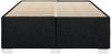 Bettgestell ohne Matratze, ohne Kopfteil, Stoff, Schwarz, 140x200 cm Bild 4