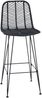 vidaXL Barstuhl 2 pcs 44 x 52 x 111 cm Rattan und Eisen 42011549 Bild 4