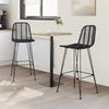 vidaXL Barstuhl 2 pcs 44 x 52 x 111 cm Rattan und Eisen 42011549 Bild 3