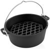 BBQ-Toro Grillrost Gusseisen Stapelrost Ø 22 cm, Einsatz für 4.5 QT Dutch Oven, Dutch Ove Bild 4