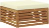 vidaXL Outdoor-Sofagarnitur mit Kissen 6 pcs Natur und Creme 3373725 Bild 4
