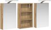 vidaXL Badezimmerschrank-Set 3 pcs 90 x 10,5 x 50 cm Holzwerkstoff 3403679 Bild 5