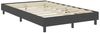 Doppelbett Dunkelgrau Stoff 120x200 cm Bild 4