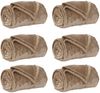 vidaXL Wohndecken 6 pcs Kamel 130 x 150 cm Fleece 42016793 Bild 2