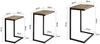 SoBuy FBT102-F Couchtisch, MDF, PVC-Furnier, Braun, 46 x 61 x 30 cm Bild 3