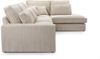 AX LIVING Sofa creme Cord Eckcouch Celleri XXL Couch L Form 314 cm R Bild 5