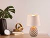 Trio Leuchten Tischlampe Ariana beige Keramik Bild 3