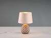 Trio Leuchten Tischlampe Ariana beige Keramik Bild 4