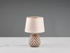 Trio Leuchten Tischlampe Ariana beige Keramik Bild 5