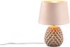 Trio Leuchten Tischlampe Ariana beige Keramik Bild 2
