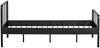 Bettgestell Mees aus Metall, modern und stabil, Schwarz, 120x200 cm, inkl. Lattenrost Bild 3