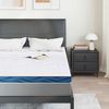vidaXL Matratzenauflage, Jacquard-Stoff weiß, Höhe 8 cm, 140x200 cm Bild 3