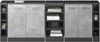 Küchenschrank für Dachschrägen R-Line Beton 210 cm 5er Set Schrankkorpuss 60 cm Tiefe Vicco Bild 5