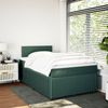 vidaXL Boxspringbett mit Matratze Dunkelgrün 120x190 cm Samt 3287689 Bild 3