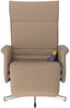 vidaXL Massagesessel mit Fußteil Cappuccino-Braun Kunstleder 356652 Bild 3
