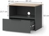Lowboard Wido Anthrazit/Sonoma 60 x 50 cm mit Schublade Vicco Bild 2