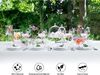 10er Pack Einweg-Tischdecken Weiß wasserdicht 137x274cm Party Picknick Bild 5