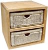 Beistelltisch Haverdal aus Teakholz mit Korbschubladen von Teako Design Bild 2