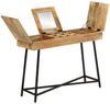 vidaXL Schminktisch 105x35x75 cm Raues Massivholz Mango und Eisen 372738 Bild 2