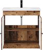 vidaXL Badezimmermöbel-Set Altholz 56 x 37,5 x 81 cm Holzwerkstoff 3404132 Bild 3