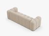 Micadoni Sofa Lupine 3-Sitzer Boucle Baloo Beige Bild 3