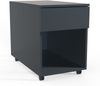 VCM Rollcontainer Dalosa 918335 Anthrazit / Honig-Eiche H. 55 x B. 39 x T. 70 cm Bild 2