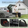 Woltu Bierzeltgarnitur, (3), Campingtisch & 2 Bierbank mit Tragegriffe klappbar Bild 3