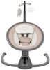 Kikkaboo elektrische Babywippe Twiddle, Schaukelfunktion, Fernbedienung, Timer beige grau Bild 3