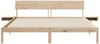 vidaXL Bettrahmen mit Kopfteil Braun 180 x 200 cm Massives Kiefernholz 873436 Bild 5