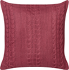 Kissen 2er Set Ohne Muster CADETIA Baumwolle 45 x 45 cm Burgunderrot Bild 4
